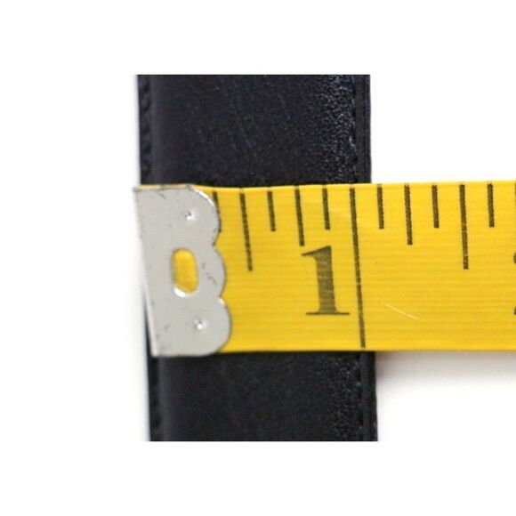 Men's Wearhouse BLACK GENUINE LEATHER 1 1/8"Wd CASUAL DRESS MEN'S BELT 40 (G79 - Picture 10 of 14
